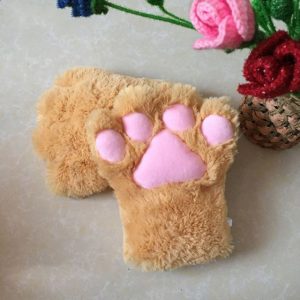 New Girls Plush Cat Claw Gloves Cute For Anime Cosplay Show Sweet Women Bear Claw Gloves 1.jpg 640x640 1 - Cat Paw Gloves